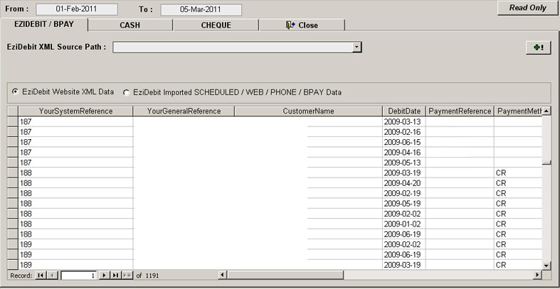 Production Database
