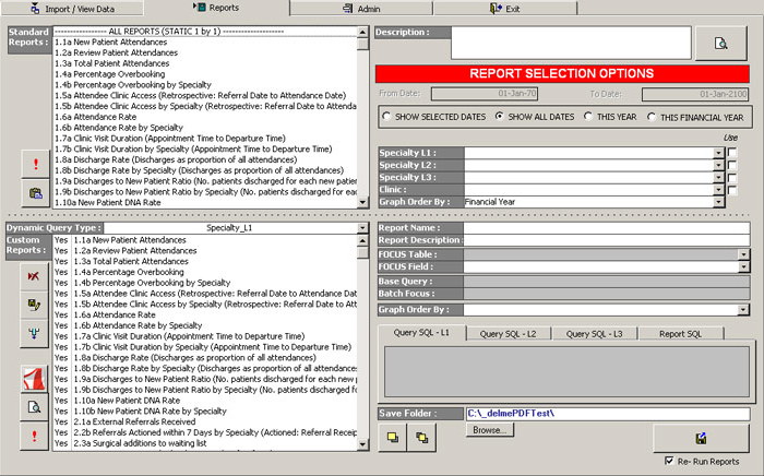 Data Importer & Report Generator