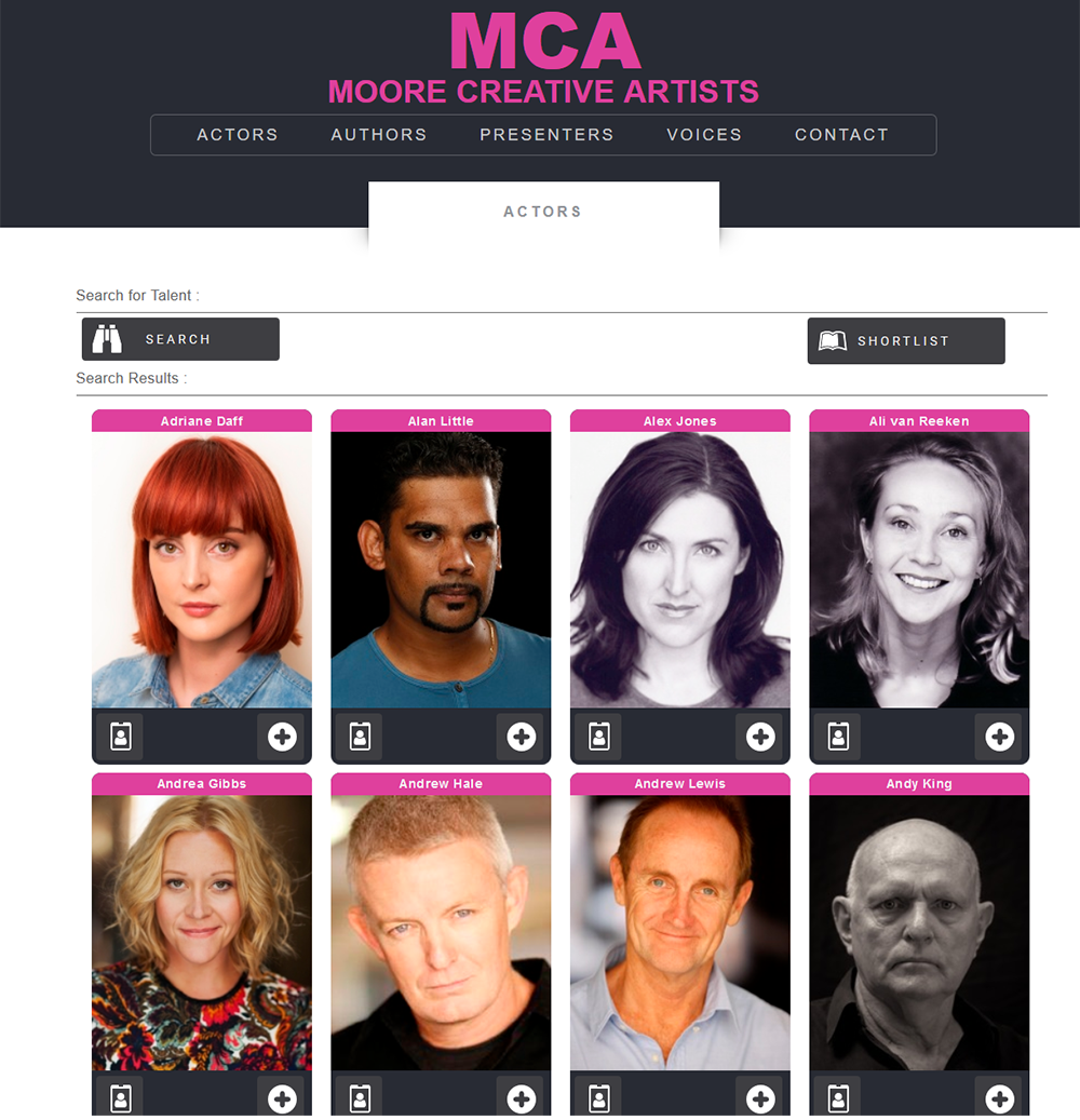 Talent Agency CMS