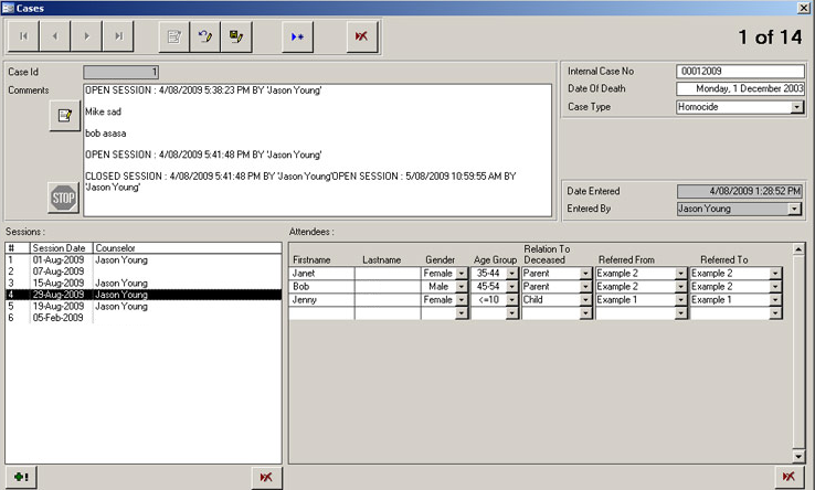 Counseling Database